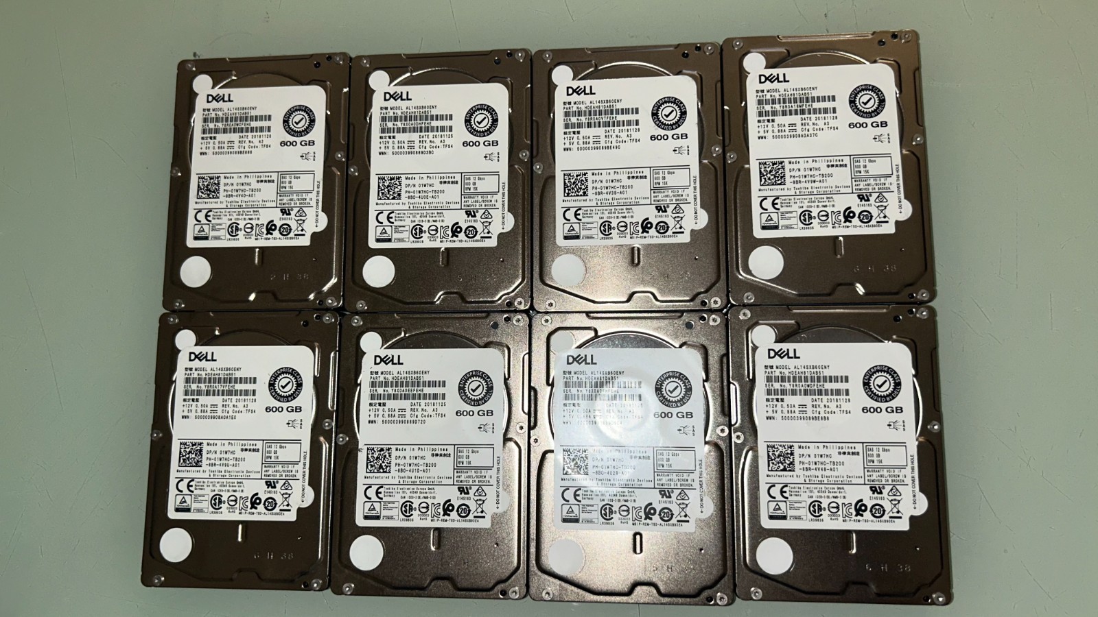 Dell 01W7HC 600GB SAS 12Gb/s 15K 2.5 Hard Drive - senza caddy - immagine 4