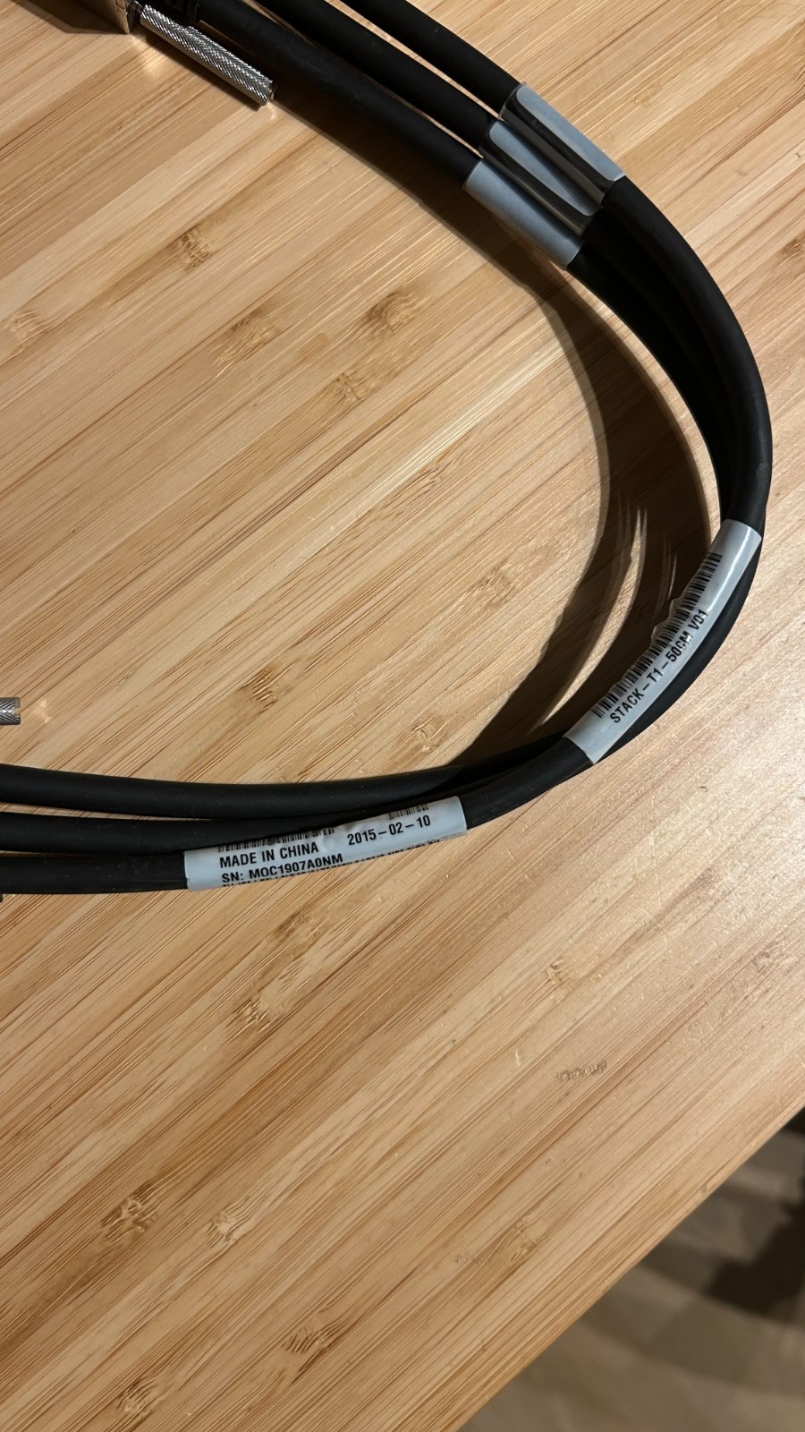 Cisco STACK-T1-50CM StackWise-480 Stacking Cable 50cm 480Gbps - usato - Image 5