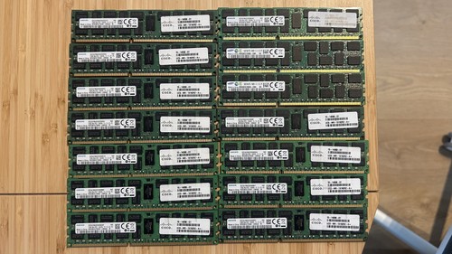 Cisco Samsung M393B2G70EB0 16GB 2Rx4 PC3-14900R ECC RDIMM- UCS-MR-1X162RZ DDR3 - immagine 3