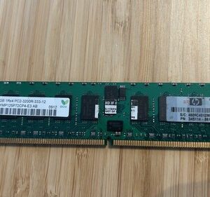 HP Hynix HYMP125P72CP4-E3 2GB 1Rx4 PC2-3200R ECC RDIMM Server RAM - 345114-861