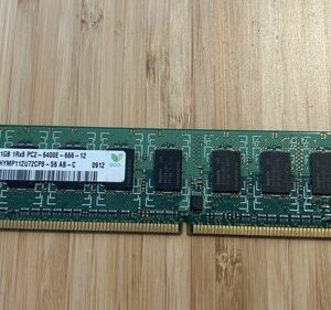 Hynix HMP112U72CP8-S6 1GB 1Rx8 PC2-6400E DDR2 ECC UDIMM RAM