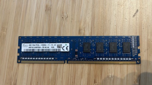 SK hynix HMT451U6BFR8A-PB 4GB 1Rx8 PC3L-12800U DDR3L UDIMM RAM DDR3