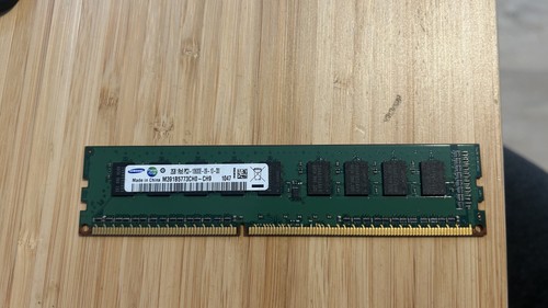 Samsung M391B5773CH0-CH9 2GB 1Rx8 PC3-10600E ECC UDIMM RAM DDR3