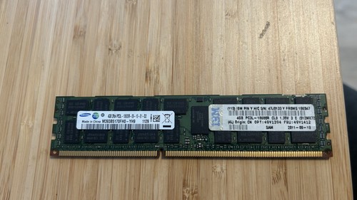 IBM Samsung M393B5170FH0-YH9 4GB 2Rx4 PC3L-10600R ECC RDIMM DDR3