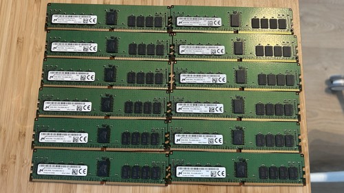 Micron MTA18ASF2G72PDZ-2G6E1RI 16GB 2Rx8 PC4-2666V ECC RDIMM Server RAM DDR4 - Image 3
