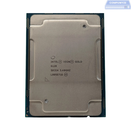 Intel Xeon Gold 6128 SR3J4 6-Core 3.40GHz LGA3647 CPU High Clock