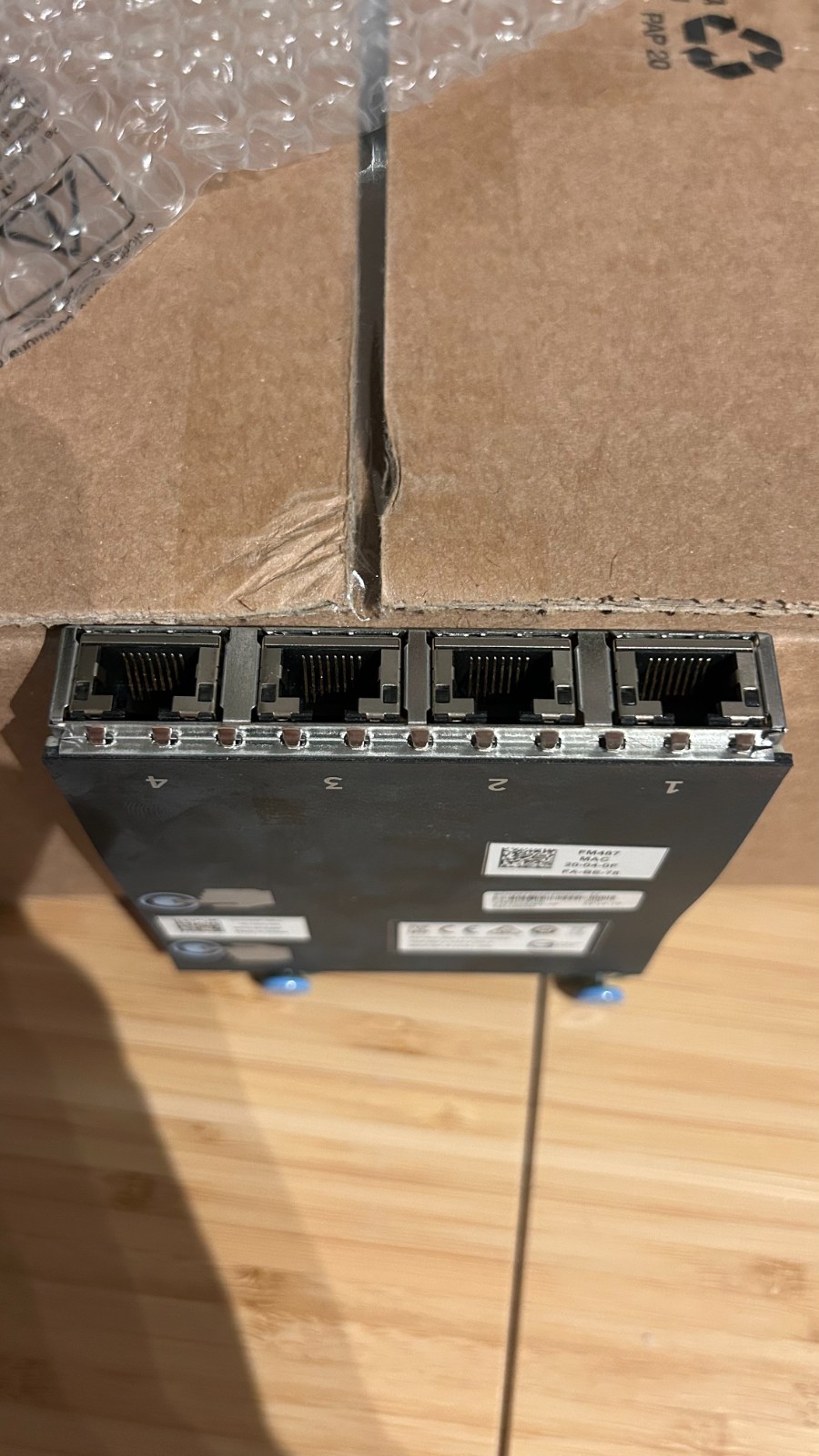 Dell 0FM487 Broadcom 5720 4x1Gb rNDC Network Card - usata - Image 3